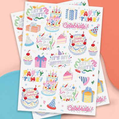 Let's Party! Tats - 50 temporary tattoos