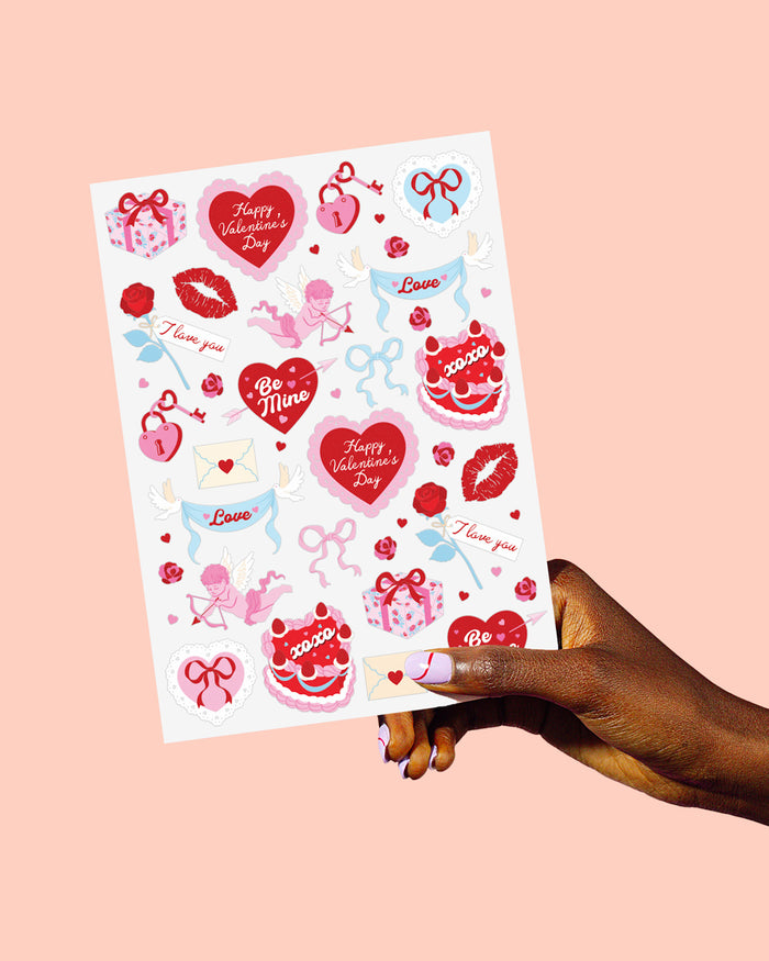 Valentine Tats - 48 temporary tattoos
