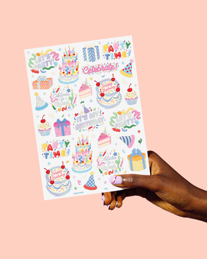 Let's Party! Tats - 50 temporary tattoos