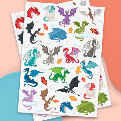 Fire Breather Tats - 60 foil temporary tattoos