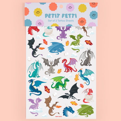 Fire Breather Tats - 60 foil temporary tattoos