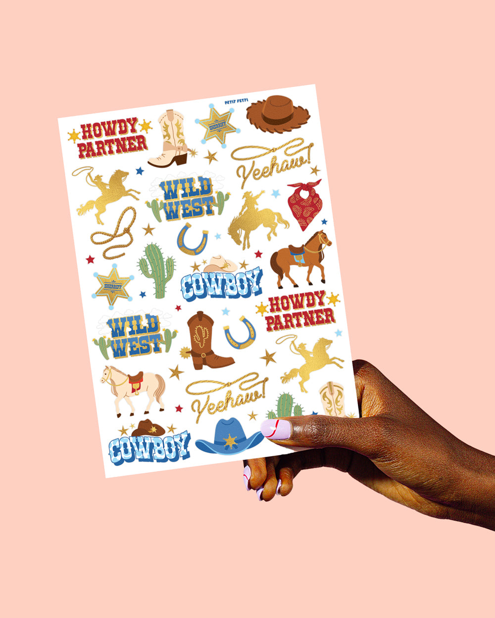 Wild Wild West Tats - 52 temporary tattoos