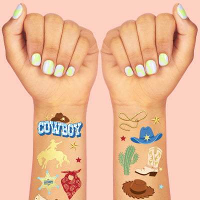 Wild Wild West Tats - 52 temporary tattoos