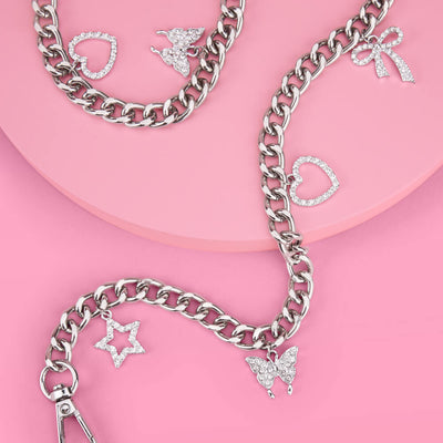Good Idea Concert Strap - 23" chain + rhinestone charms