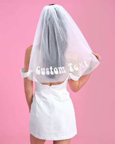 Groovy Custom Veil - customizable veil