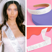The Noncommittal Pack - veil headband + sash