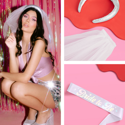 Last Disco Pack - veil headband + sash