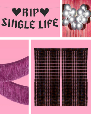 RIP Single Life Pack - banners, balloons + more