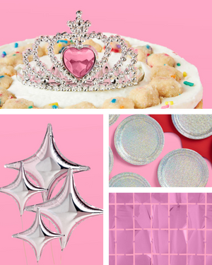 Princess Party Pack - cake topper, plates + more