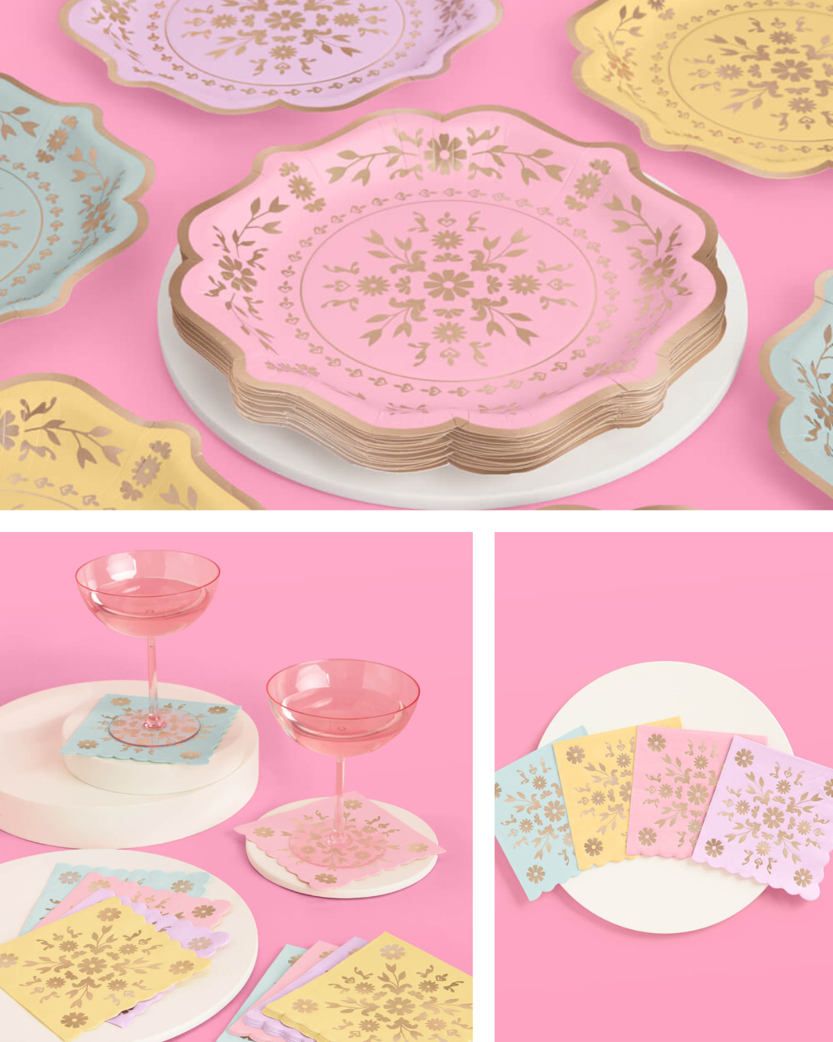 Paper plates discount and glasses