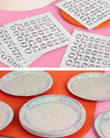 Shimmer Party Pack - plates + napkins