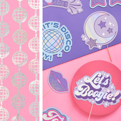 Disco Photo Pack - props + curtains