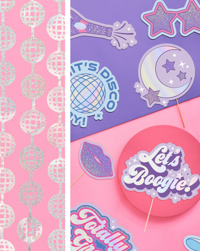 Disco Photo Pack - props + curtains