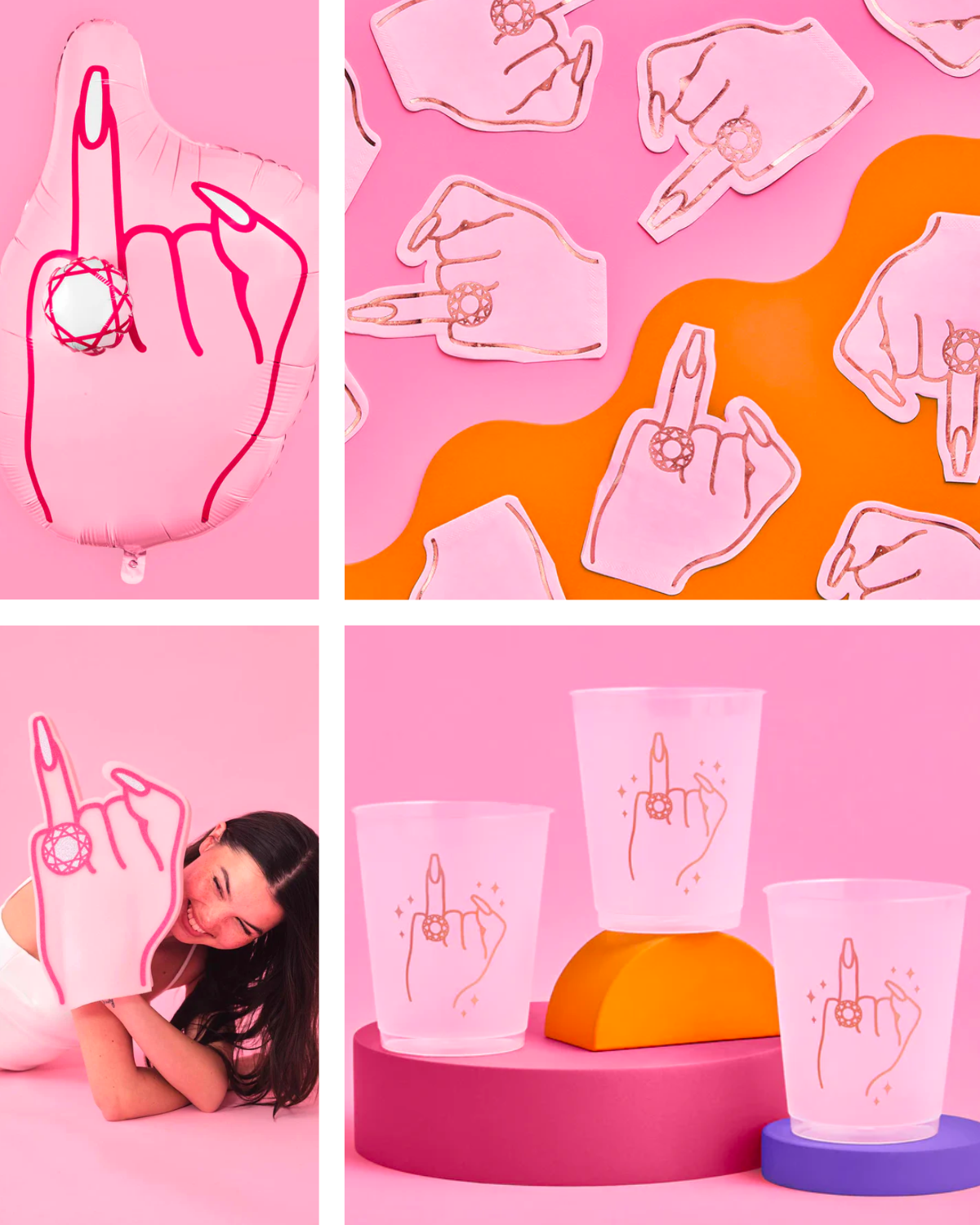 Bling Ring Extended - foam finger + more