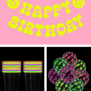 Rave Girl Pack - cups, balloons + banner