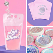 Last Disco Starter Pack - plates, napkins + drink pouches