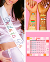 Bride Pride Pack - sash, tattoos + gems