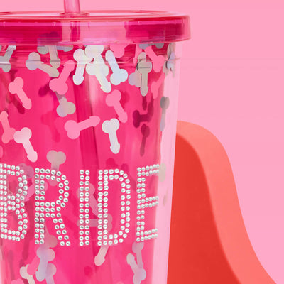 Bride Fetti Cup - bedazzled tumbler