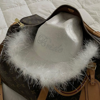 Last Rodeo Hat - bride cowgirl hat
