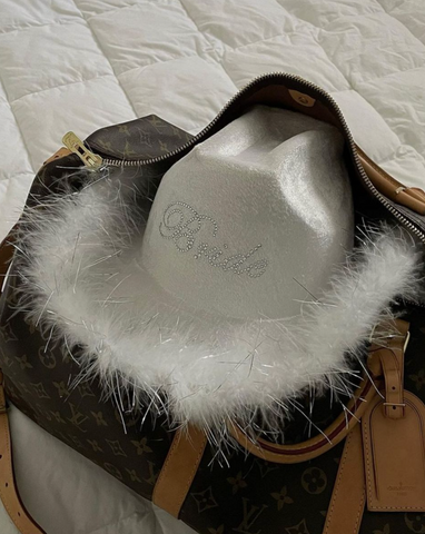 Last Rodeo Hat - bride cowgirl hat