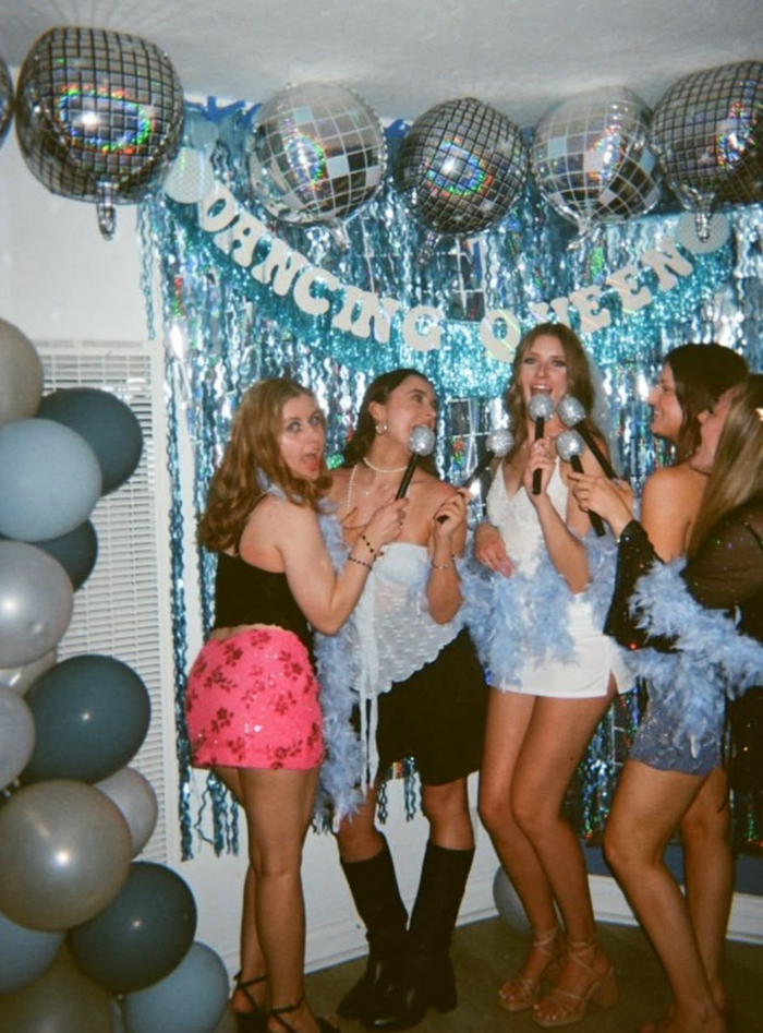 Shimmer Disco Balloon - 4 disco ball balloons