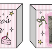 Custom Bday Matchbox - custom photo + age