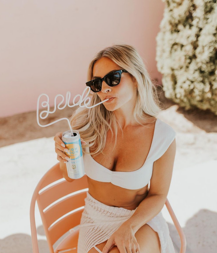 Classic Bride Straw - XL white Bride straw