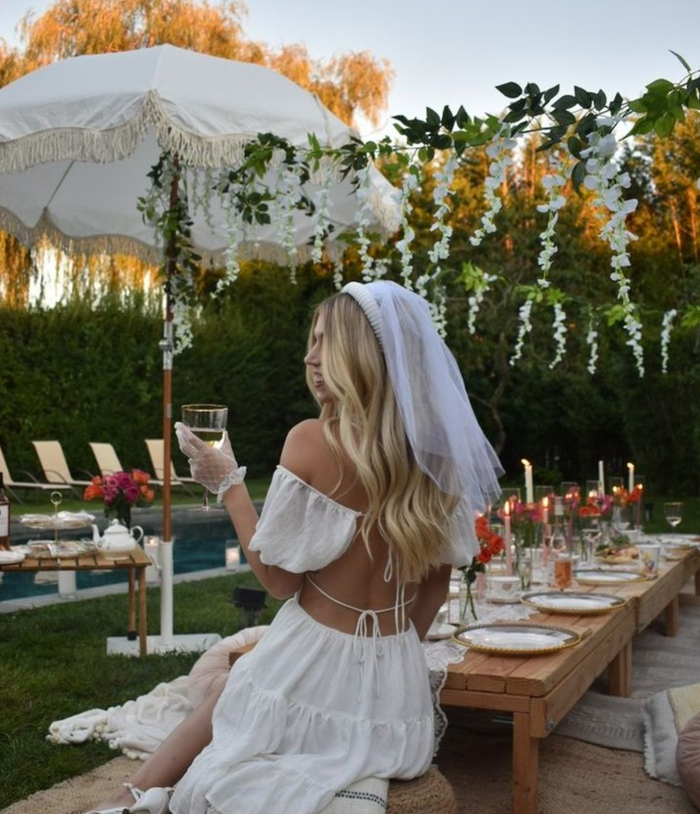 The Noncommittal - headband w/ removable veil