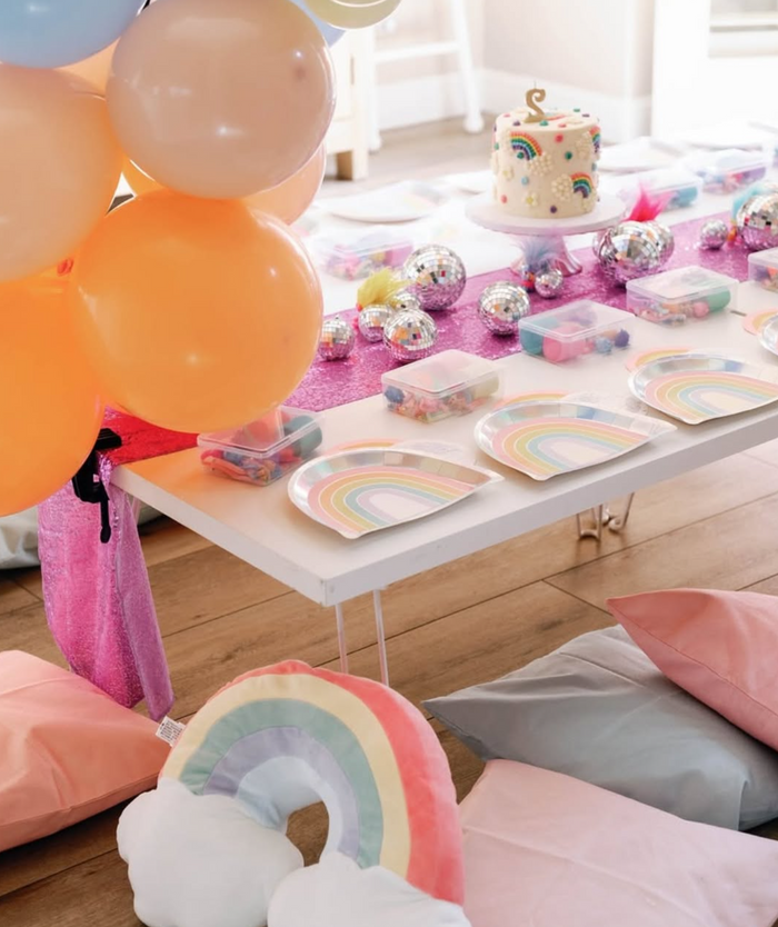 Rainbow Plates - 25 paper plates