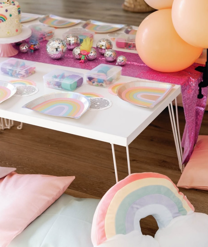 Rainbow Plates - 25 paper plates