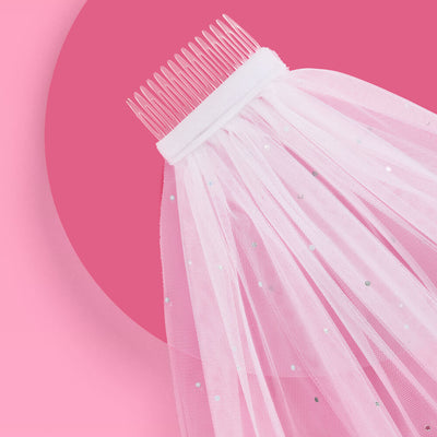 That Bride Veil - white rhinestone veil