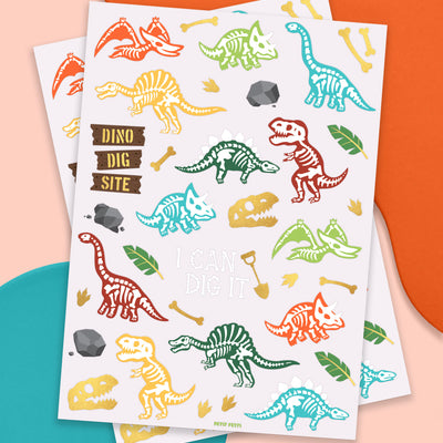 Dinosaur Tattoos - 36 temporary tattoos