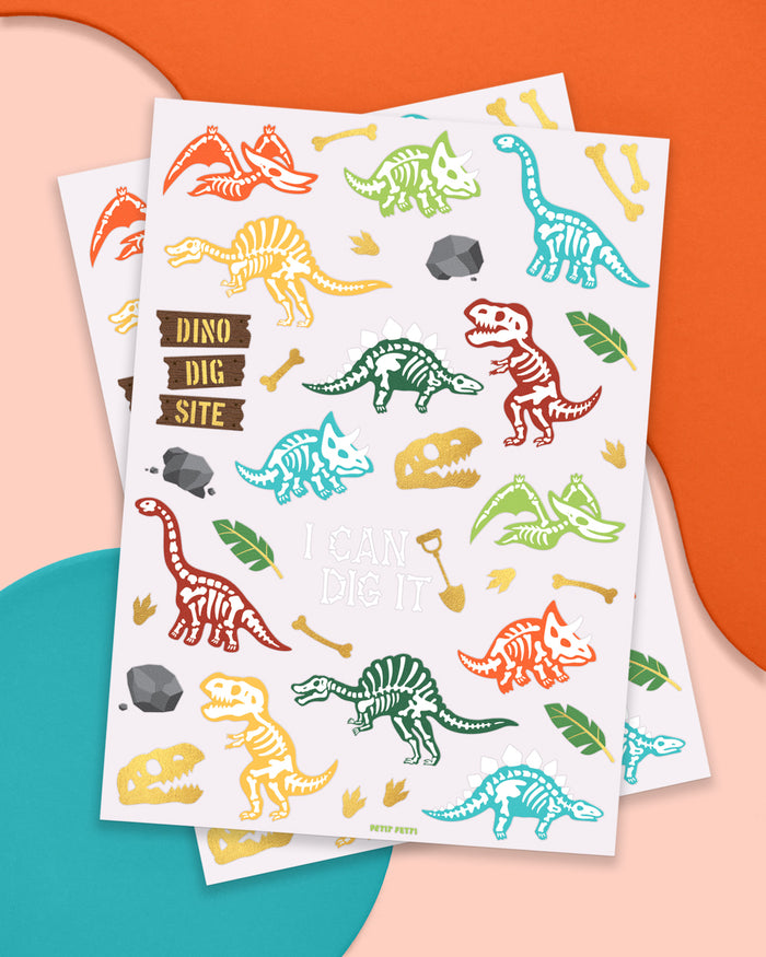 Dinosaur Tattoos - 36 temporary tattoos
