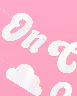 Cloud Nine Trio - tats, banner + balloons