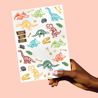 Dinosaur Tattoos - 36 temporary tattoos