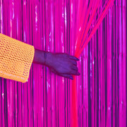 Rave Girl Glo Curtain - neon curtain
