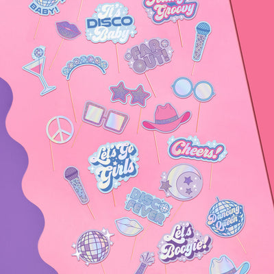 Disco Photo Pack - props + curtains