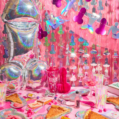 Shimmer XL Penis - 40" foil balloon