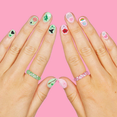 Emerald City Nail Stickers - 604 adhesive nail stickers
