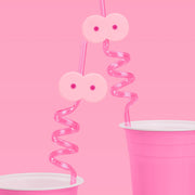 Breast In Show Straws - 8 reusable straws