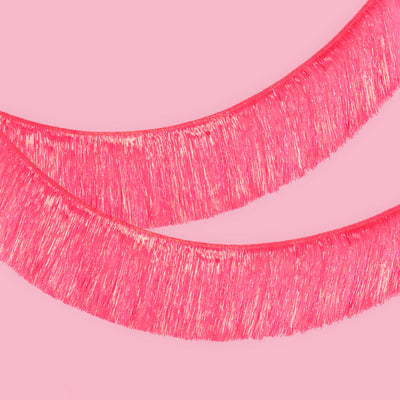 That's Hot Fringe - pink foil banner