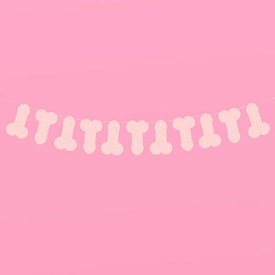 Same Penis 4ever Pack - 2 pink glitter banners