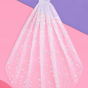Sorry Mom Veil - iridescent foil penis veil