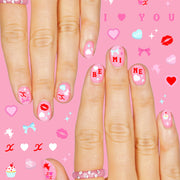 Be Mine Nail Stickers - 164 stickers