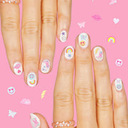 Preppy Nail Stickers - 496 adhesive nail stickers