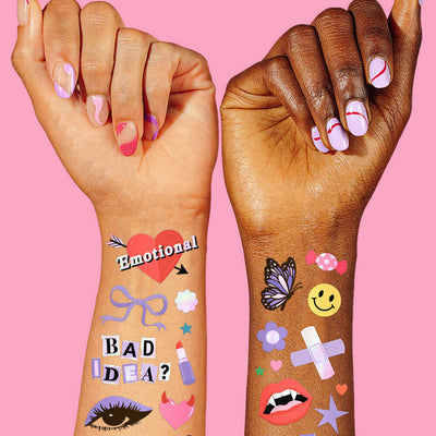Good Idea Tats - 64 foil temporary tattoos