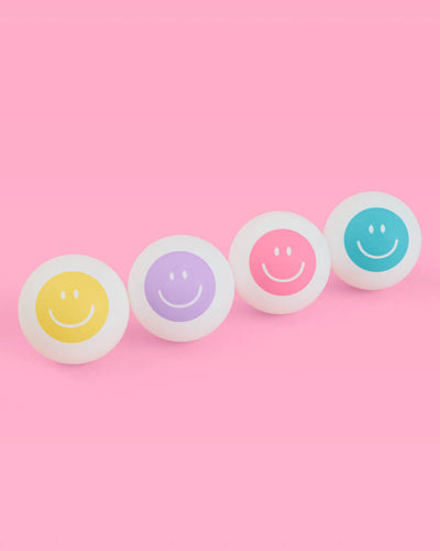 Smiley Pong Balls - really cute pong balls