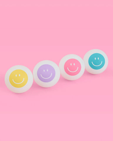 Smiley Pong Balls - really cute pong balls