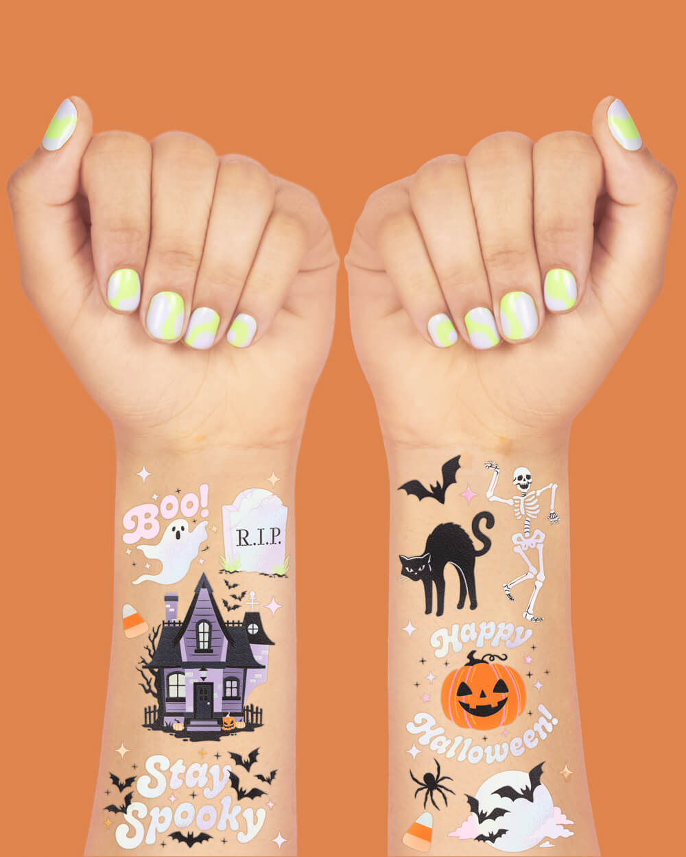 Halloween Tats - 50 temporary tattoos