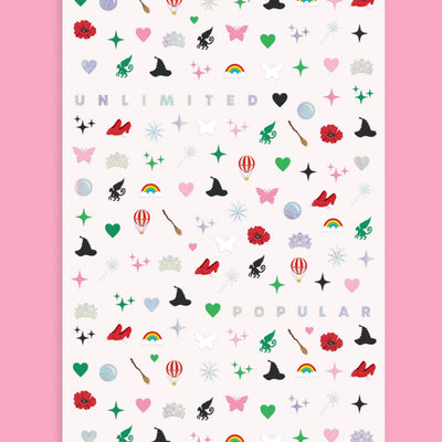 Emerald City Nail Stickers - 604 adhesive nail stickers